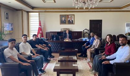 EMŞAV’dan Kaymakam Sarıdoğan’a Veda Ziyareti