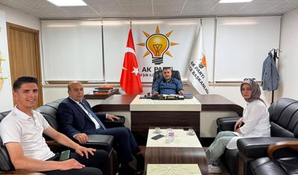 Çorum Sivil Toplum Gönülleri Derneği’nden AK Parti Afşin İlçe Başkanlığına Ziyaret