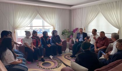 Kaymakam Sarıdoğan’dan Gökdoğan ve Ağyar Ailelerine Ziyaret