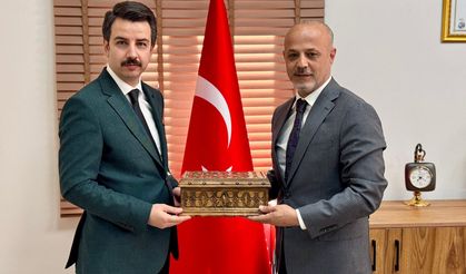 Nurhak Kaymakamı Kalaycıoğlu’ndan Başkan Kıraç’a Veda Ziyareti