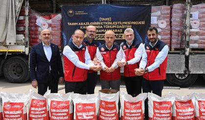 47 Ton Soya Tohumu Dağıtıldı