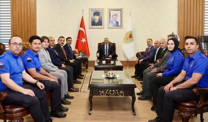 Ceza İnfaz Personelinden Vali Ünlüer’e Ziyaret