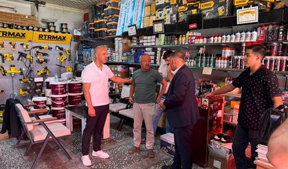 Başkan Kıraç ve Teşkilattan Esnaf Ziyareti