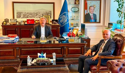Başkan Kıraç'tan Melikgazi Belediyesi'ne Ziyaret