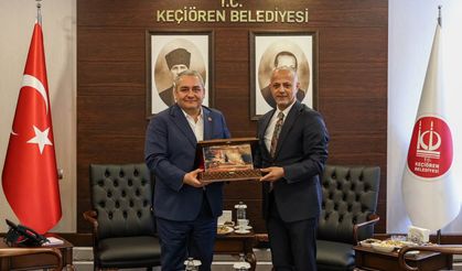 Başkanı Kıraç’tan, Keçiören Belediye Başkanı Özarslan’a Ziyaret