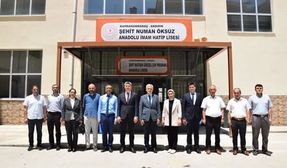 İl Millî Eğitim Müdürü Akpınar’dan Andırın’a Ziyaret