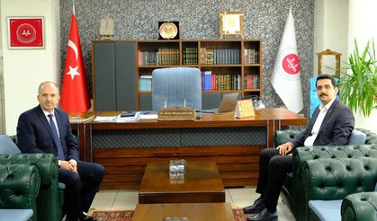 Pazarcık Kaymakamı Teke’den İl Müftüsü Güller’e Ziyaret
