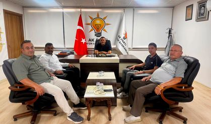 Ülkü Ocakları Başkanı Kayhan'dan AK Parti Afşin İlçe Başkanlığı'na Ziyaret