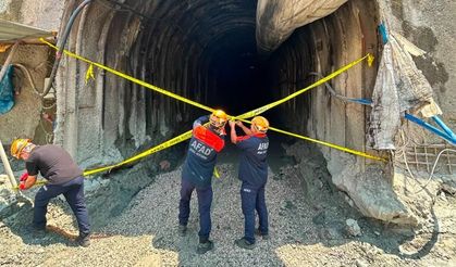 İçme Suyu Tünel Hattında Göçük: 1 Ölü, 1 Yaralı