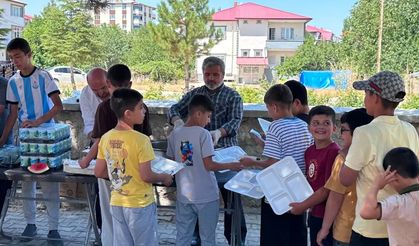 Afşin'de Kur’an Kursu Öğrencilerine Gönülleri Isıtan İkram