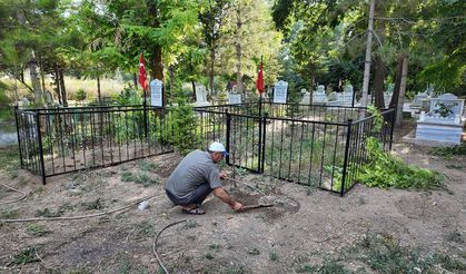 Büyükşehir’den Elbistan’daki Mezarlıklara Titiz Bakım