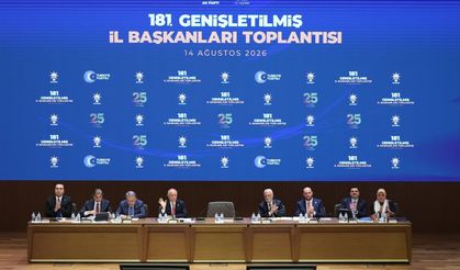 Başkan Görgel, AK Parti 181. Genişletilmiş İl Başkanları Toplantısı’na Katıldı