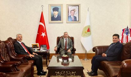 Vali Ünlüer, Milli Eğitim Bakanlığı Müfettişlerini Makamında Ağırladı