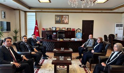 Afşin Adliyesi’nden Kaymakam Arslantürk’e Ziyaret