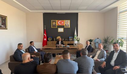 Afşin Belediyesi’nde Ziyaret Trafiği Sürüyor