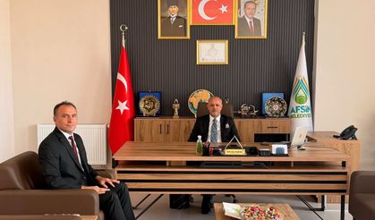 Afşin Sosyal Güvenlik Merkezi Müdürü Kılınç’tan Başkan Kıraç’a Ziyaret