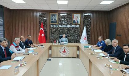 Afşin’de İlçe İdare Şube Başkanları Toplantısı Gerçekleştirildi