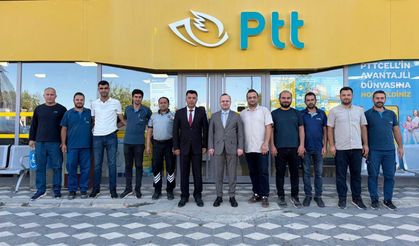 Kaymakam Arslantürk’ten Afşin PTT Şubesine Ziyaret