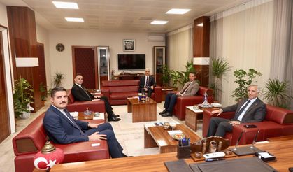 Vali Ünlüer’den Elbistan Cumhuriyet Başsavcılığı’na Ziyaret
