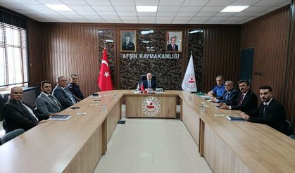 Afşin’de Üniversite Güvenliği İçin Tedbirler Masaya Yatırıldı