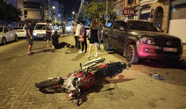 İki motosikletin çarpıştığı kazada 2 kişi yaralandı