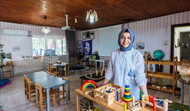 Sabancı Vakfı'nın 14. sezon fark yaratanı Rumeysa Çevlik'ten "Doğadaki Sınıf" çalışması