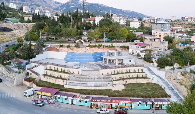 Dulkadiroğlu Şelale Park yapımında sona gelindi