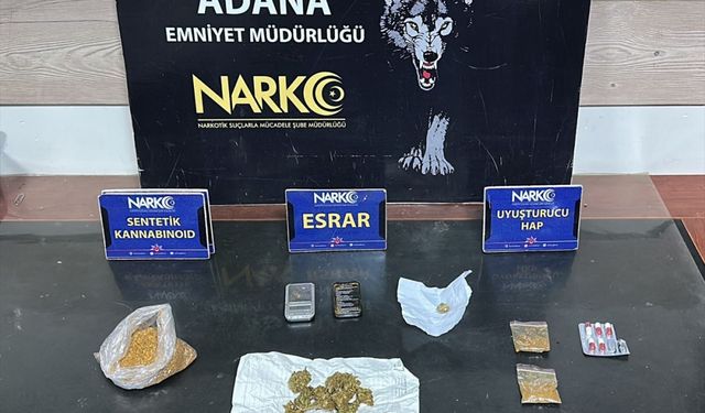 Adana'da uyuşturucu operasyonunda yakalanan 6 zanlıdan 4'ü tutuklandı