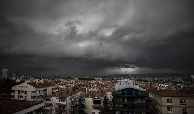 Ankara için "sarı" uyarı: Kuvvetli yağış adikkat