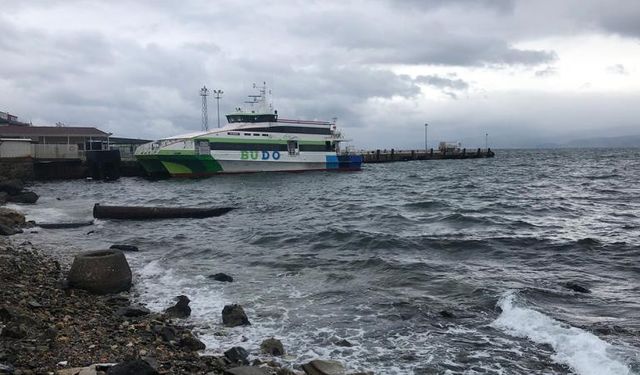 Bursa-İstanbul deniz otobüsü seferleri iptal edildi