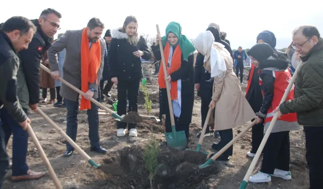 Depremde Hayatını Kaybeden Kadınlar Anısına Ağaç Dikimi Yapıldı