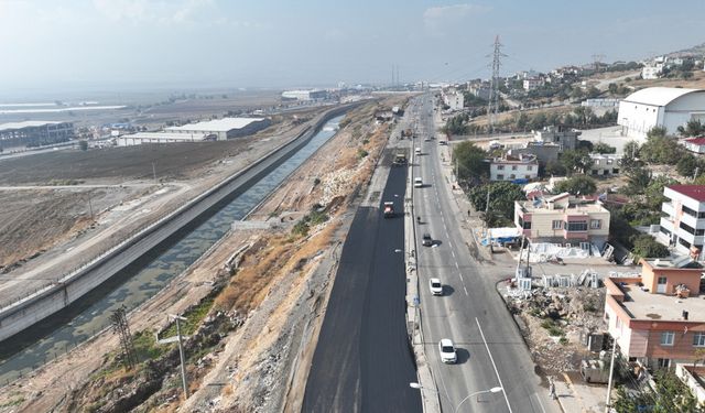 Büyükşehir, Ağcalı - Sümbüllü Bağlantı Yolunu Yeniliyor