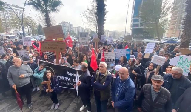 Orta Hasarlı Bina Mağdurları, Hak Arayışını Sürdürdü!