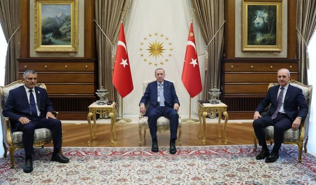 Cumhurbaşkanı Erdoğan Libya Yüksek Konseyi Başkanı'nı kabul etti