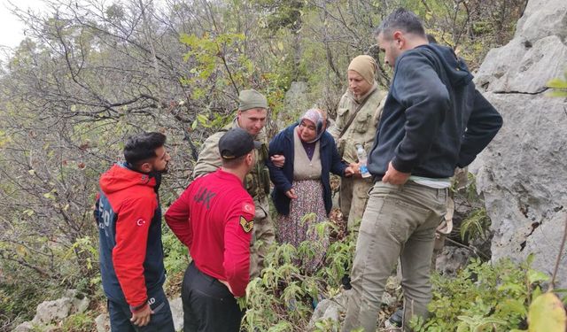 Kayıp olarak aranan kişi ormanda bulundu