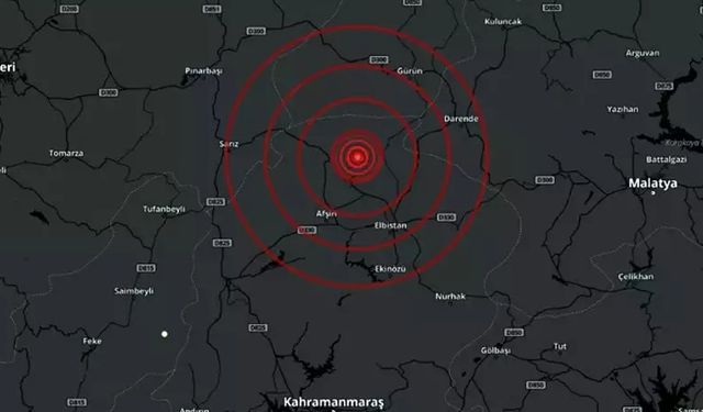 Afşin'de 3.8 ve  3.4 büyüklüğünde deprem