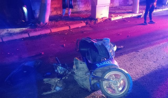 Alanya'da motosiklet kazasında bir kişi öldü