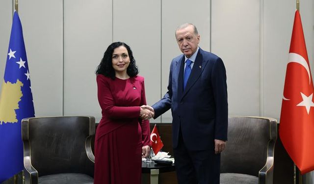 Cumhurbaşkanı Erdoğan, Kosovalı mevkidaşı ile görüştü