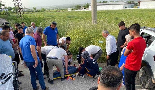 Osmaniye’de otomobil ile motosiklet çarpıştı: 3 yaralı