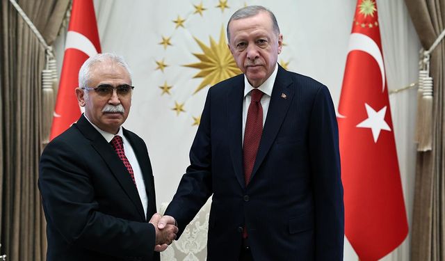 Cumhurbaşkanı Erdoğan, AYM Başkanı Özkaya'yı kabul etti