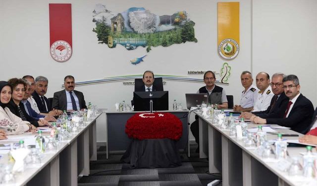 Mersin'de Orman Yangınlarıyla Mücadele İl Koordinasyon Toplantısı yapıldı