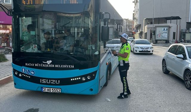 Hatay'da Kurban Bayramı öncesi trafik denetimi yapıldı