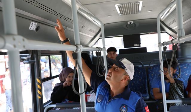 Hatay'da toplu taşıma araçlarında klima denetimi yapıldı