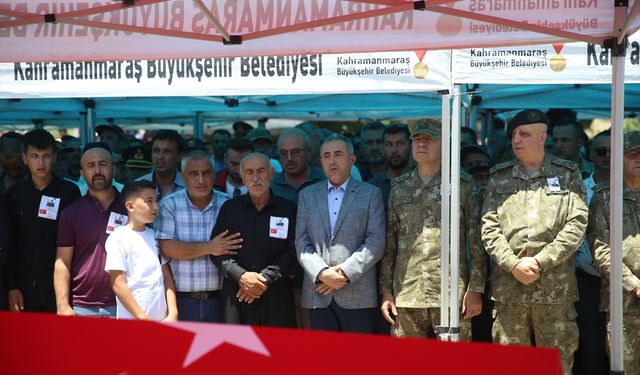 Şehit Astsubay Çavuş Mehmet Ali Horoz, Kahramanmaraş'ta son yolculuğuna uğurlandı