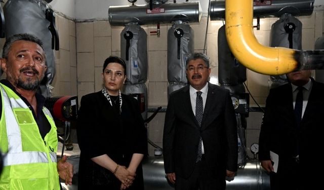 Vali Yılmaz'dan, Kamu Binalarında Enerji Verimliliği Projesinin uygulandığı kurumlarda inceleme