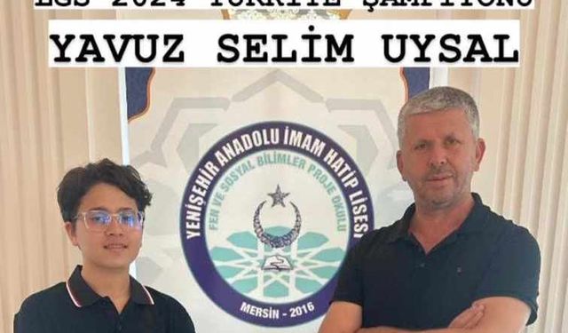 Mersinli öğrencinin LGS başarısı