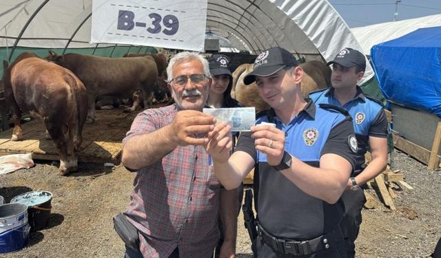 Kurbanlık satıcılarına "sahte para" uyarısı