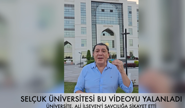 Selçuk Üniversitesi, lise diplomalı sözde profesörü savcılığa verdi