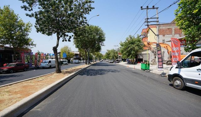 Mehmet Ali Kısakürek Caddesi 10 milyon TL’lik yatırımla yenilendi