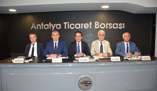 Antalya Ticaret Borsası Başkanı Çandır'dan "etkili su yönetimi" çağrısı